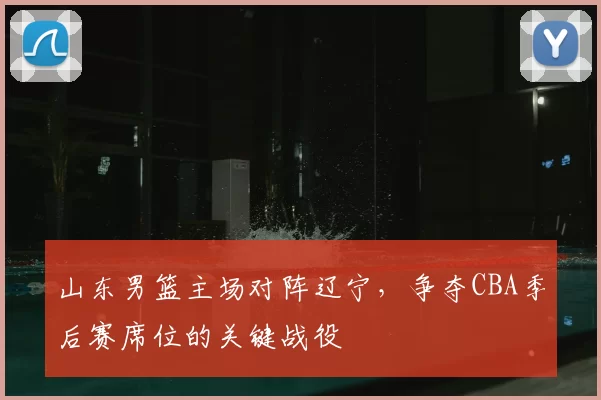 山东男篮主场对阵辽宁,争夺CBA季后赛席位的关键战役