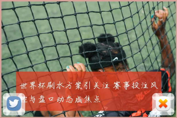 世界杯刷水方案引关注 赛事投注风控与盘口动态成焦点